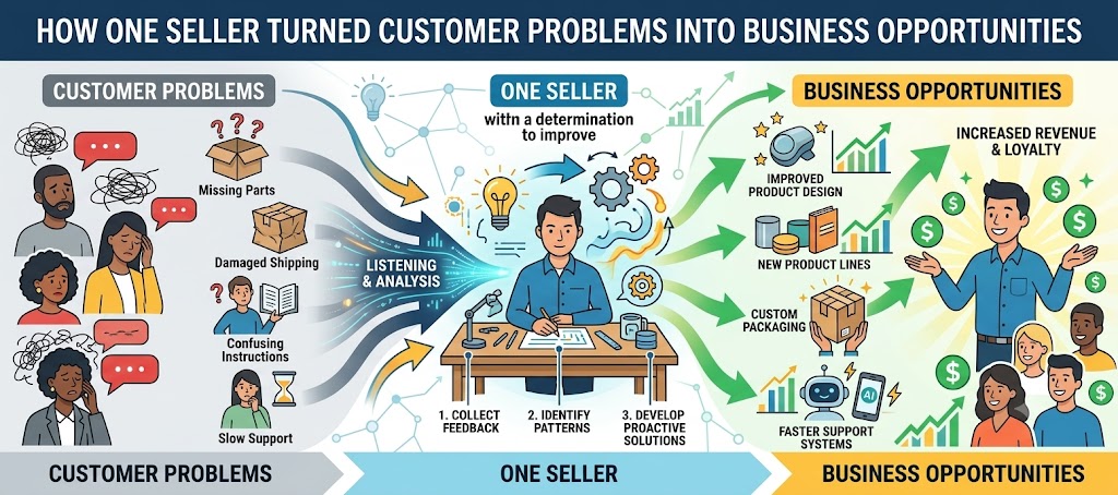 How One Seller Turned Customer Problems Into Business Opportunities